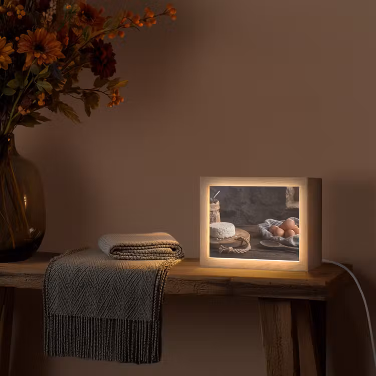 Lightbox - Wandlamp - Meel - Eieren - Eten — 5