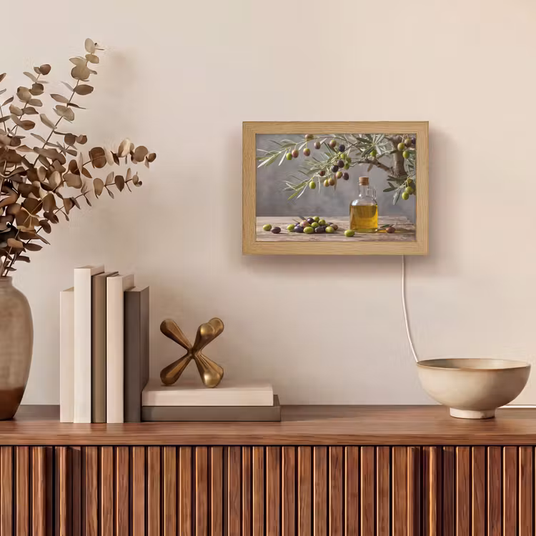 Lightbox - Wandlamp - Olijfboom - Olijven - Natuur — 4