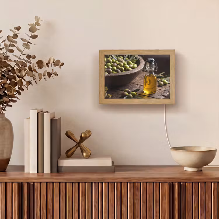 Lightbox - Wandlamp - Olijven - Eten - Rustiek — 4