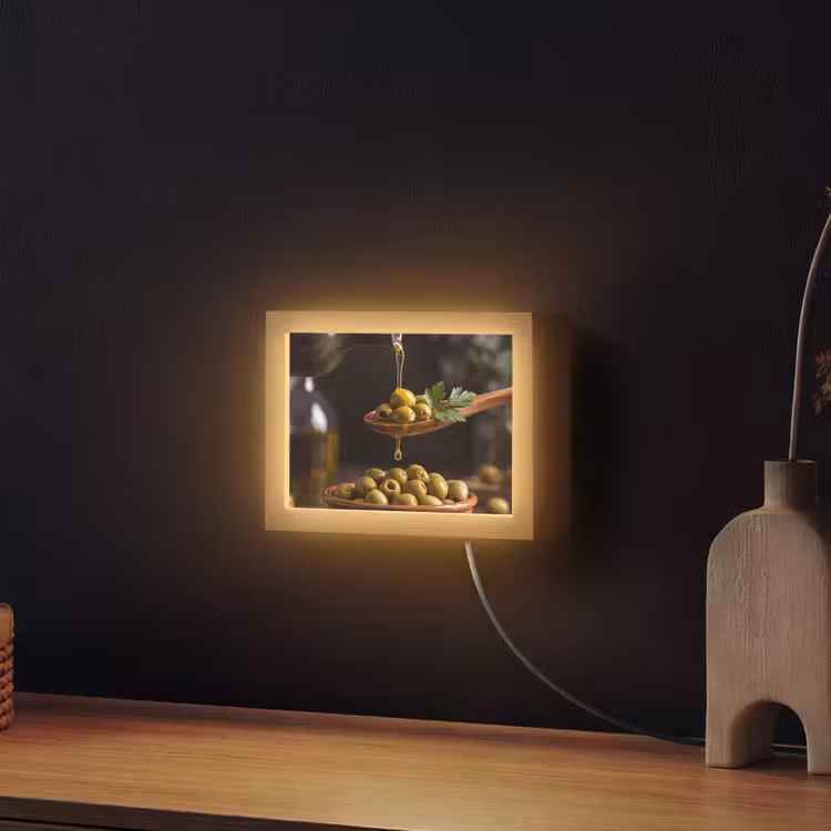 Lightbox - Wandlamp - Olijven - Olijfolie - Eten — 2