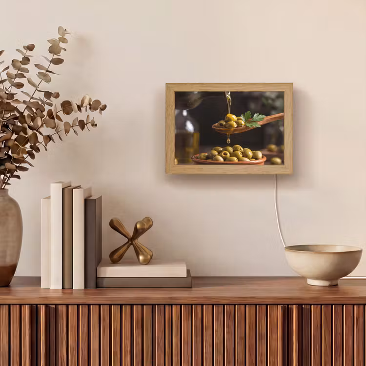 Lightbox - Wandlamp - Olijven - Olijfolie - Eten — 4