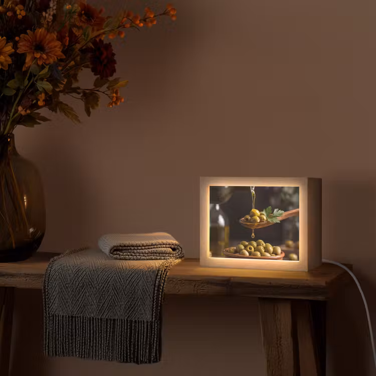 Lightbox - Wandlamp - Olijven - Olijfolie - Eten — 5