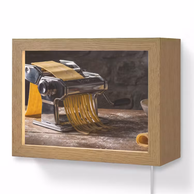 Lightbox - Wandlamp - Pasta - Vers - Koken — 1