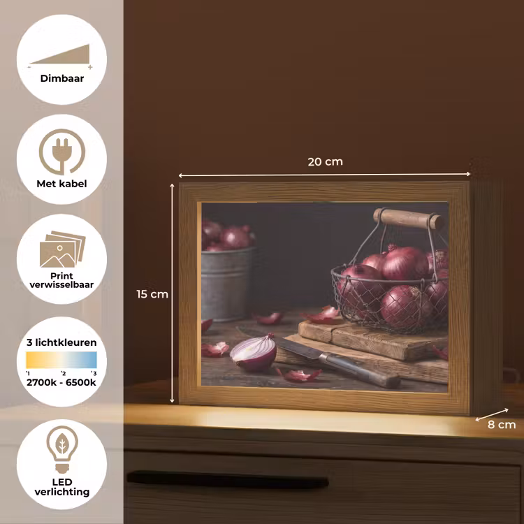Lightbox - Wandlamp - Ui - Eten - Rustiek — 9