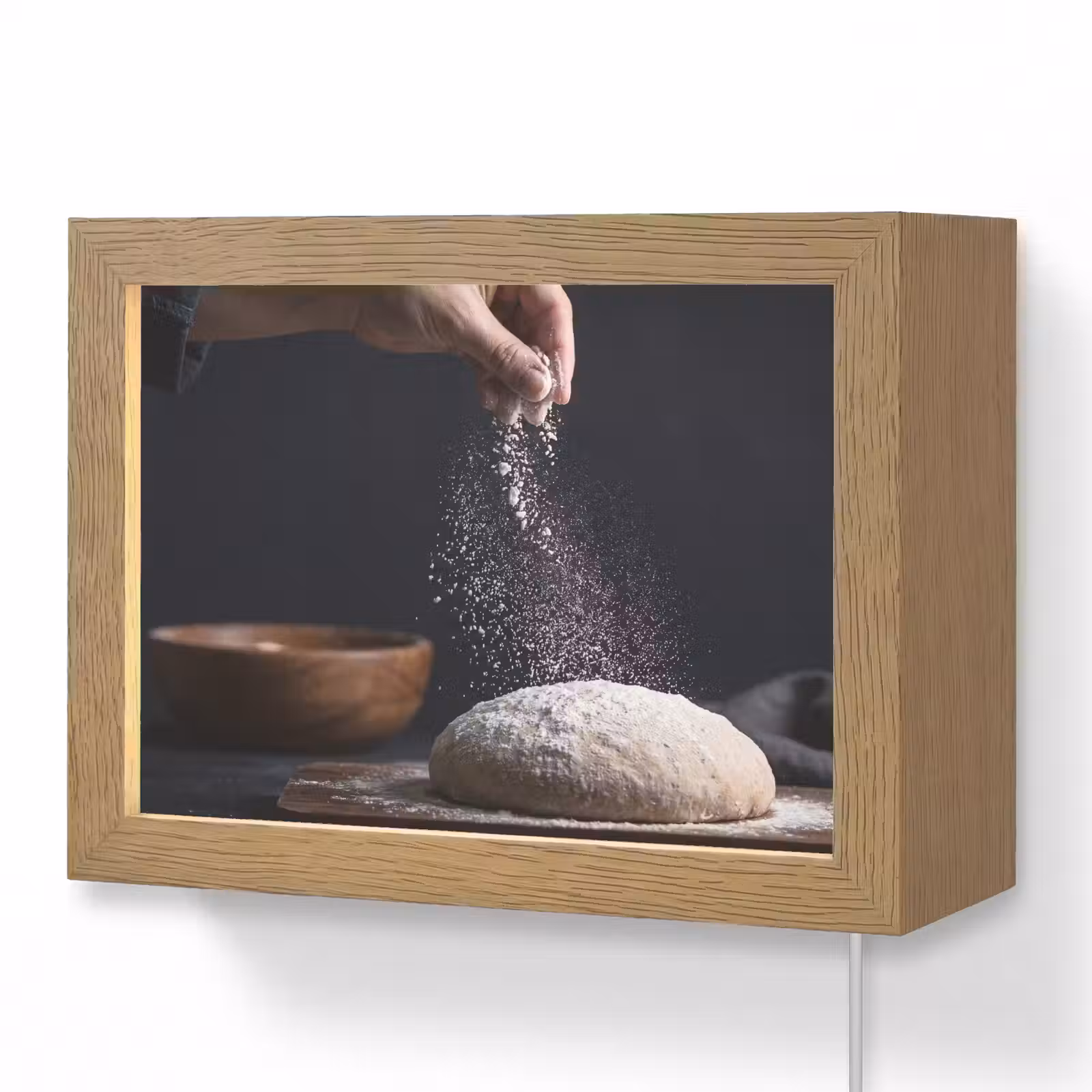 Lightbox - Wandlamp - Deeg - Hand - Bakken — 1