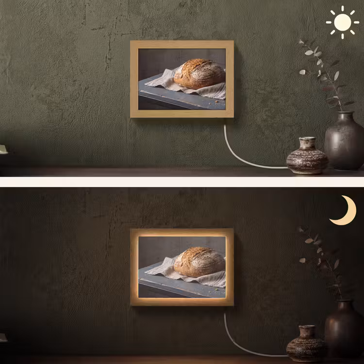 Lightbox - Wandlamp - Brood - Rustiek - Eten — 3