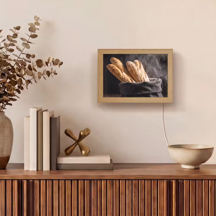 Lightbox - Wandlamp - Brood - Zak - Eten — 4