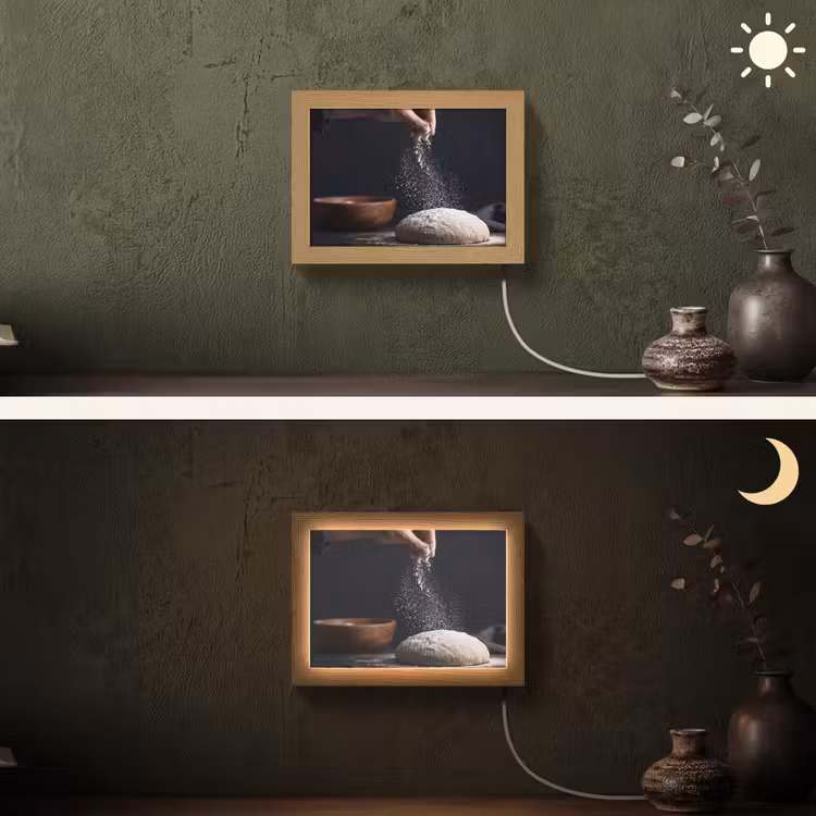 Lightbox - Wandlamp - Deeg - Hand - Bakken — 3
