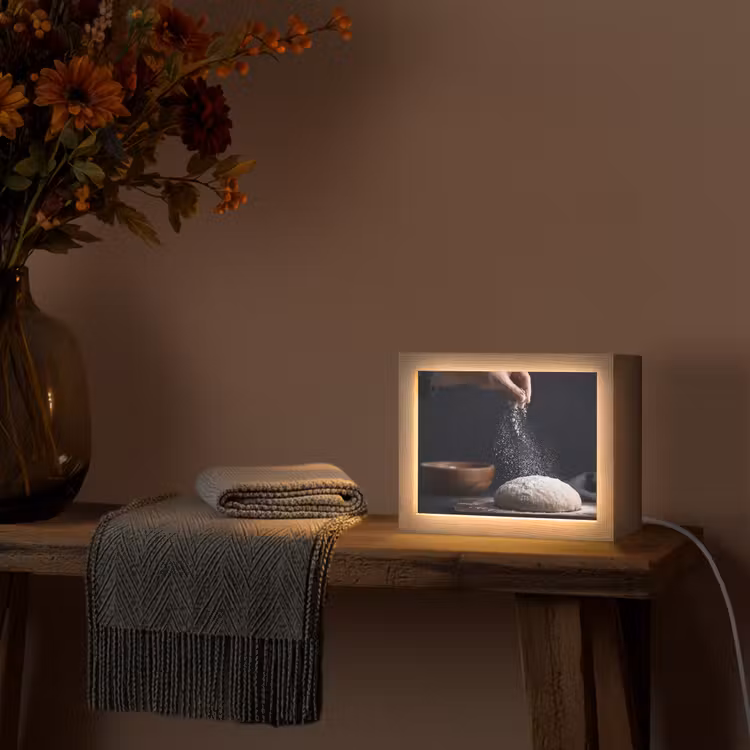 Lightbox - Wandlamp - Deeg - Hand - Bakken — 5