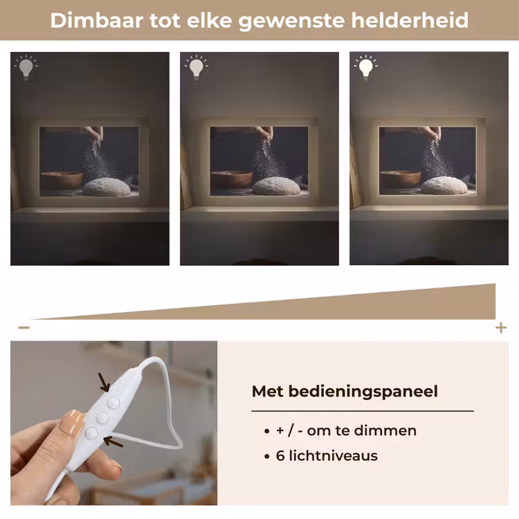 Lightbox - Wandlamp - Deeg - Hand - Bakken — 8