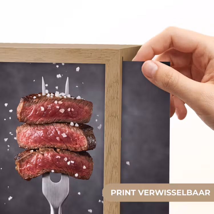 Lightbox - Wandlamp - Eten - Vlees - Zout — 6