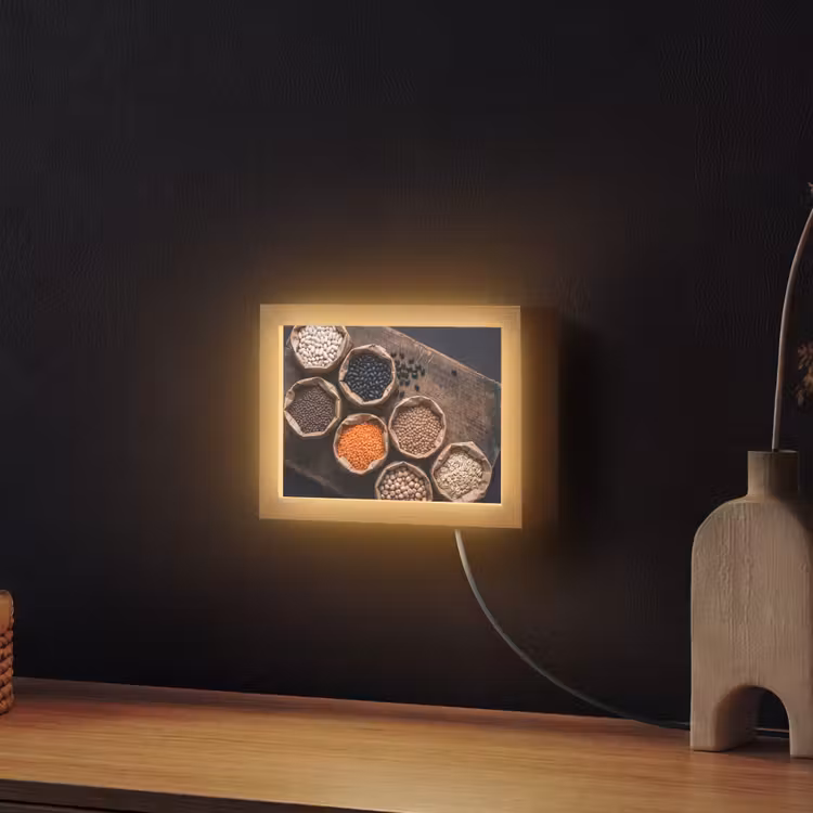 Lightbox - Wandlamp - Eten - Zakjes - Voeding — 2
