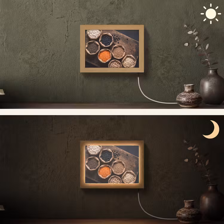 Lightbox - Wandlamp - Eten - Zakjes - Voeding — 3