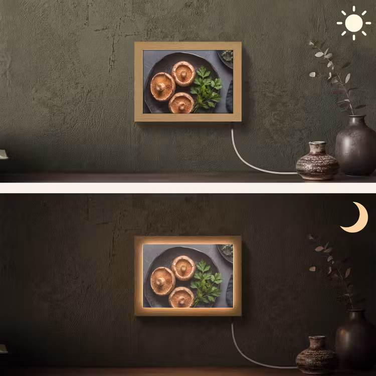 Lightbox - Wandlamp - Paddestoelen - Kruiden - Eten — 3