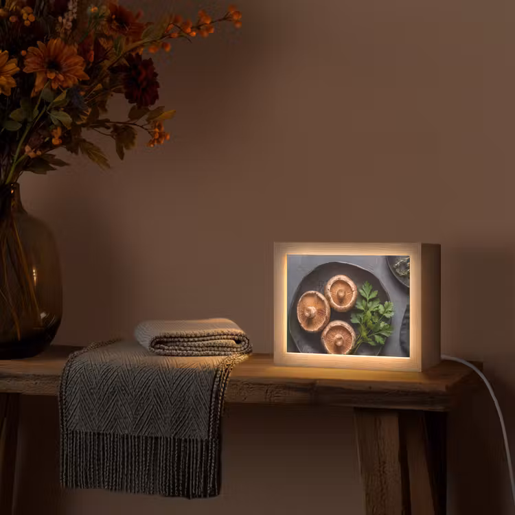 Lightbox - Wandlamp - Paddestoelen - Kruiden - Eten — 5