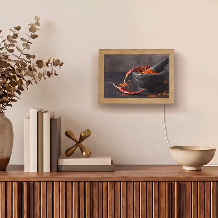 Lightbox - Wandlamp - Specerijen - Vijzel - Rood — 4
