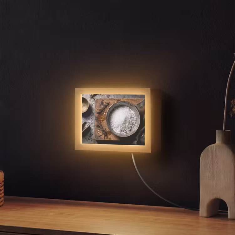 Lightbox - Wandlamp - Zout - Keuken - Rustiek — 2