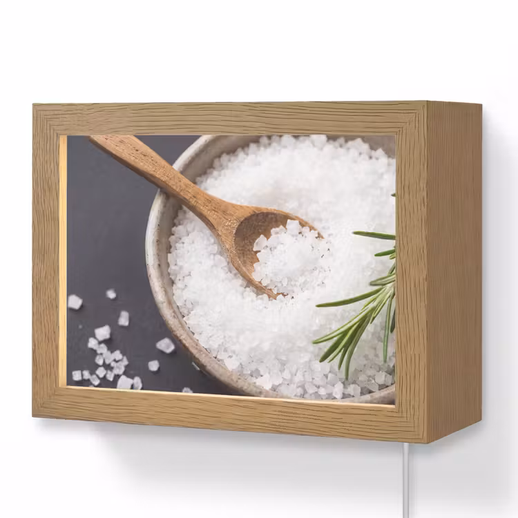 Lightbox - Wandlamp - Zout - Kom - Eten — 1