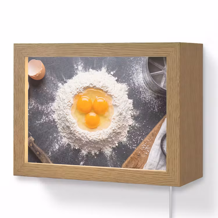 Lightbox - Wandlamp - Eten - Bakken - Keuken — 1