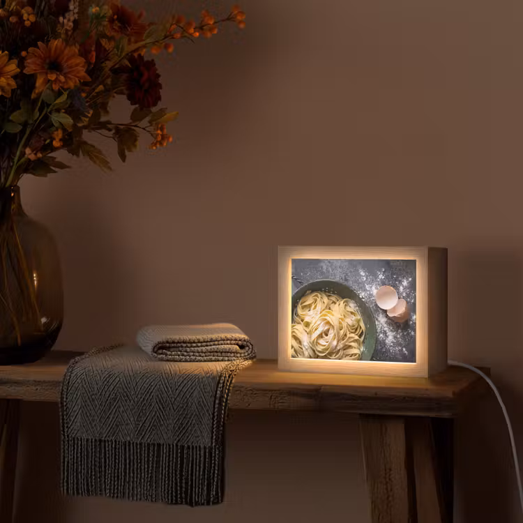 Lightbox - Wandlamp - Pasta - Keuken - Eten — 5