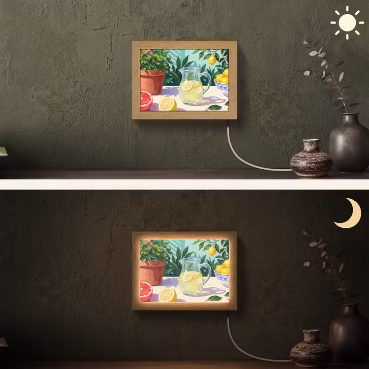 Lightbox - Wandlamp - Citroen limonade zomer — 3