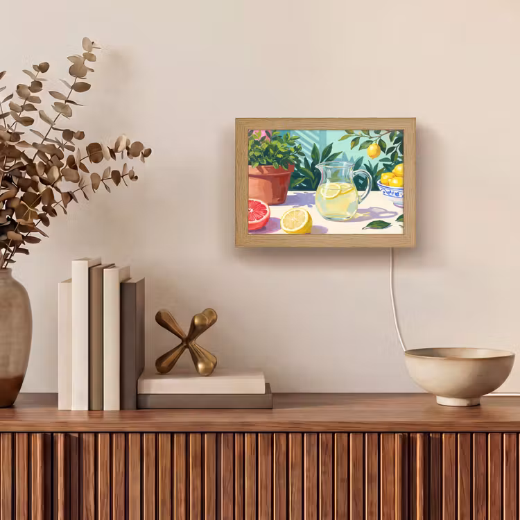 Lightbox - Wandlamp - Citroen limonade zomer — 4