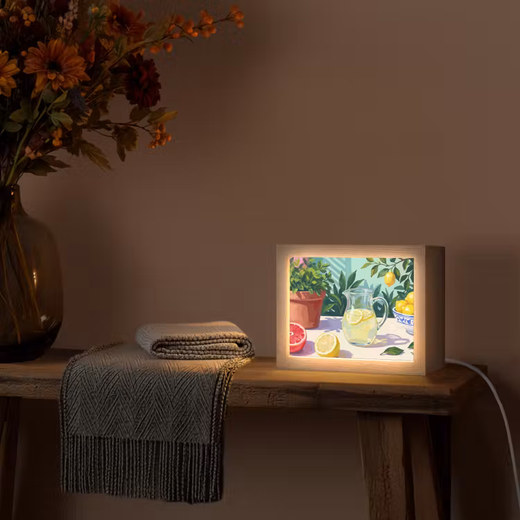 Lightbox - Wandlamp - Citroen limonade zomer — 5
