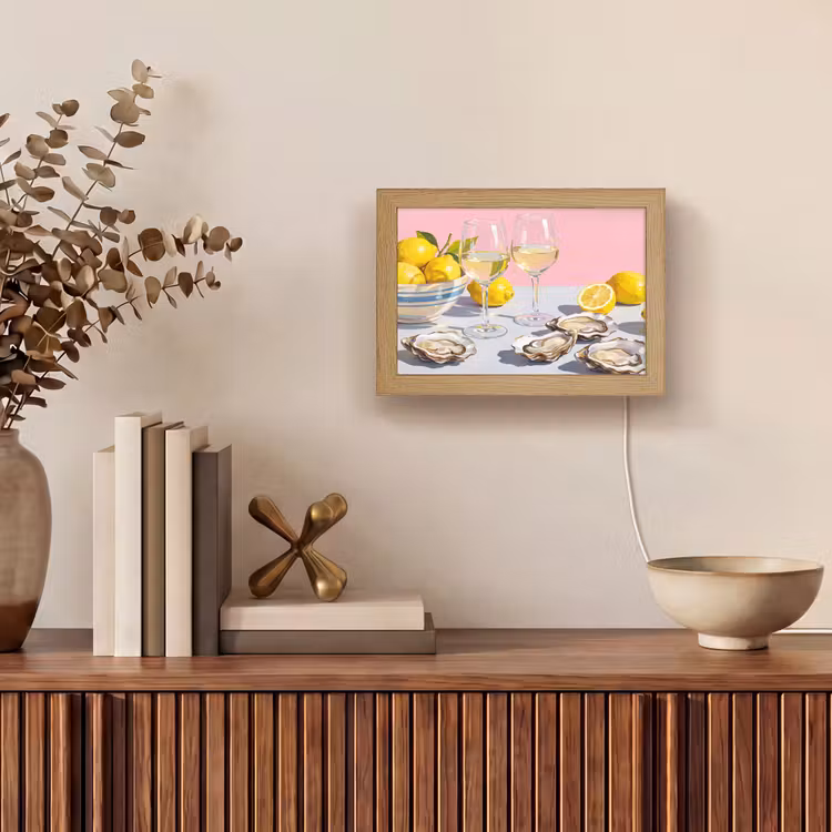 Lightbox - Wandlamp - Citroen - Wijn - Eten — 4