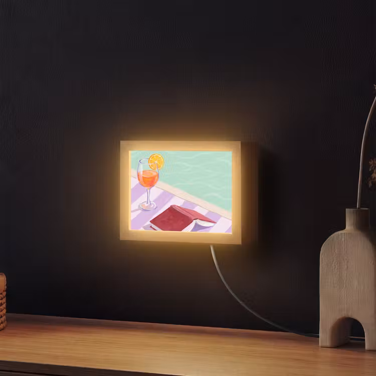Lightbox - Wandlamp - Cocktail - Zwembad - Zomer — 2