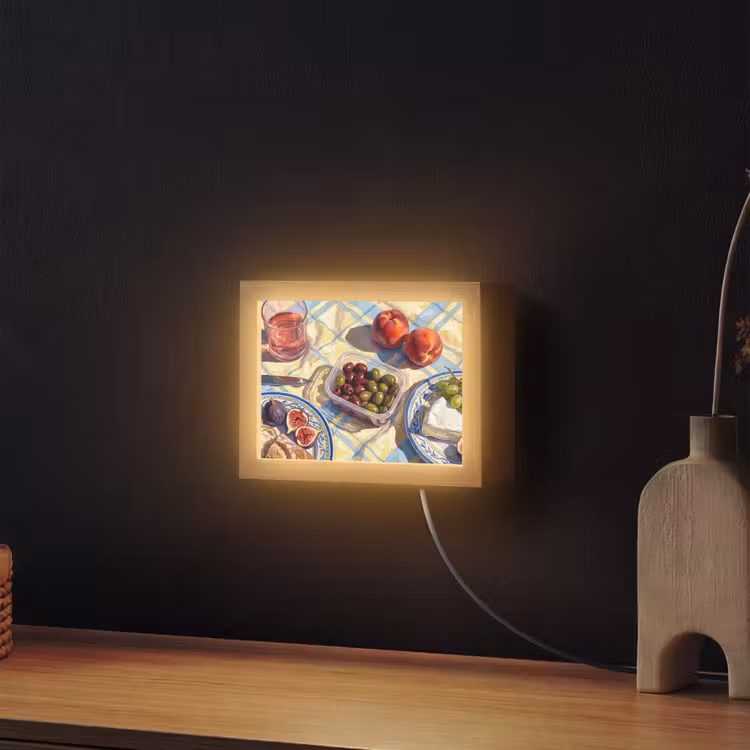 Lightbox - Wandlamp - Eten - Picknick - Zomer — 2