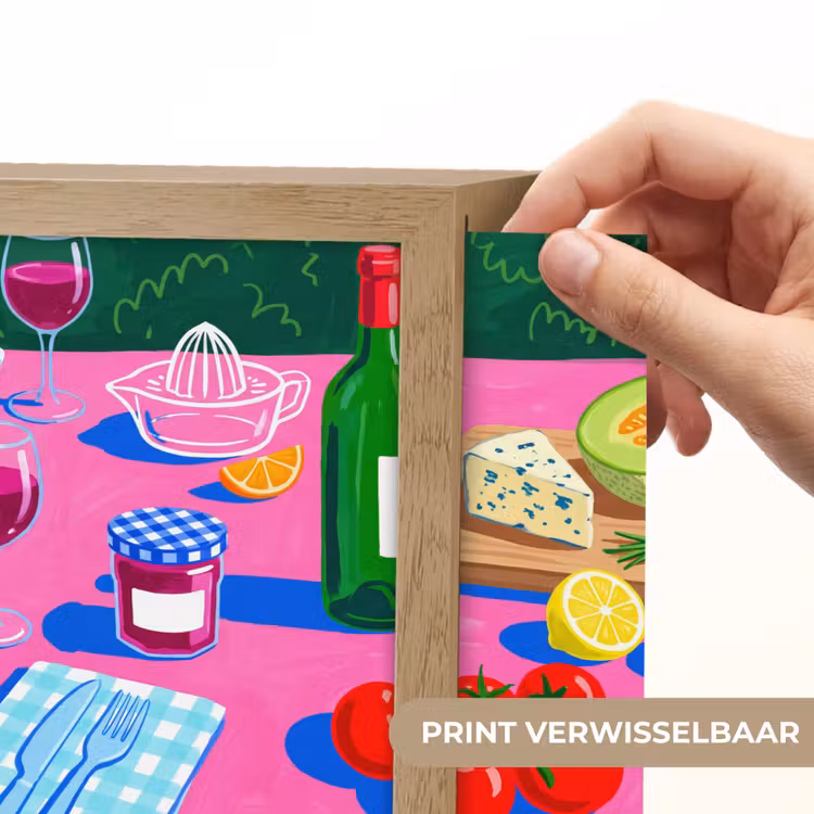 Lightbox - Wandlamp - Eten - Tafel - Illustratie — 6