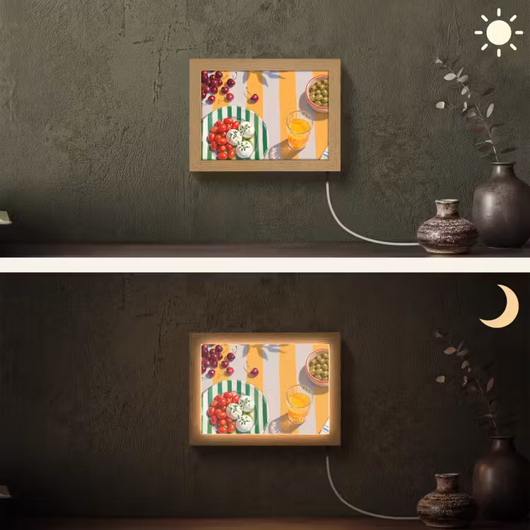 Lightbox - Wandlamp - Eten - Zomer - Kleurrijk — 3