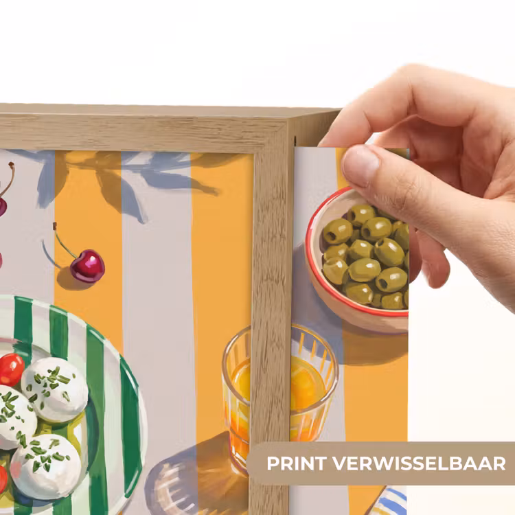 Lightbox - Wandlamp - Eten - Zomer - Kleurrijk — 6
