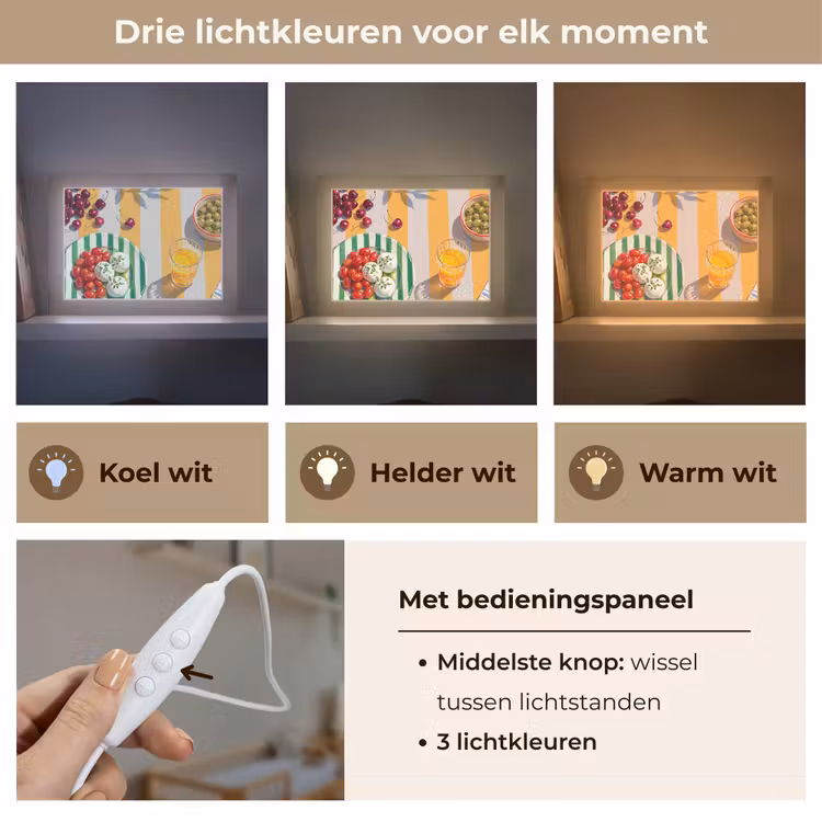 Lightbox - Wandlamp - Eten - Zomer - Kleurrijk — 7