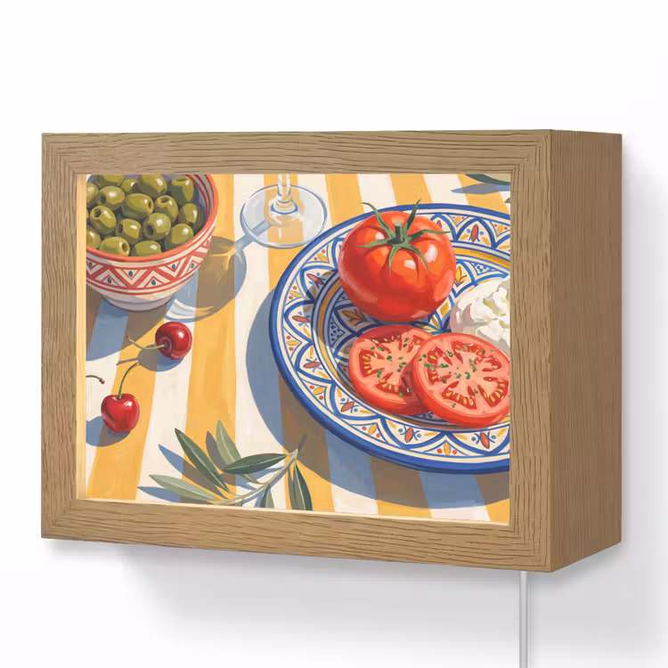 Lightbox - Wandlamp - Fruit - Groenten - Kunst — 1