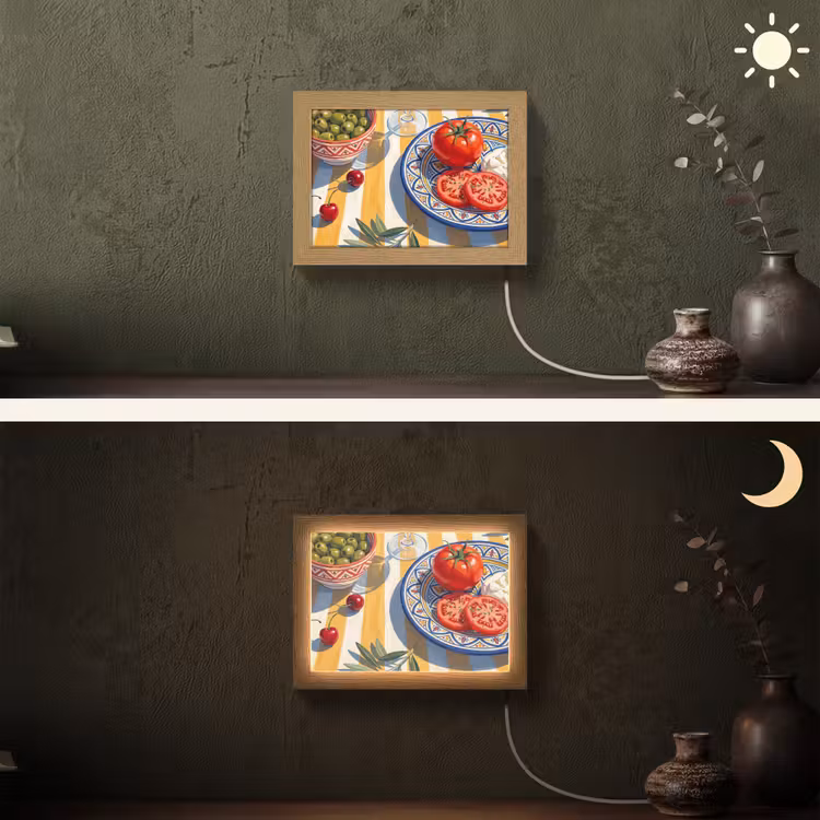 Lightbox - Wandlamp - Fruit - Groenten - Kunst — 3