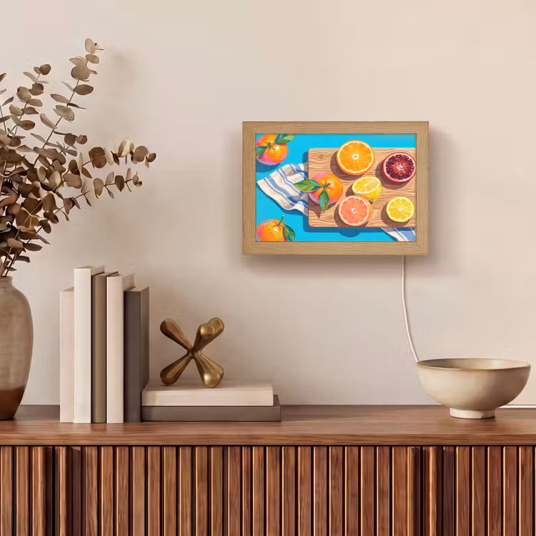 Lightbox - Wandlamp - Fruit - Snijplank - Blauw — 4