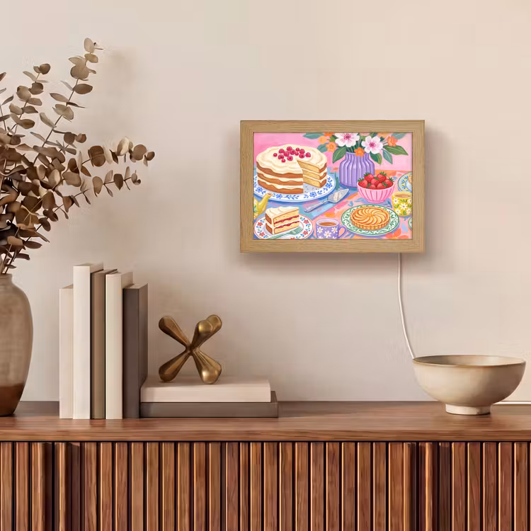 Lightbox - Wandlamp - Gebak - Kleurrijk - Eten — 4