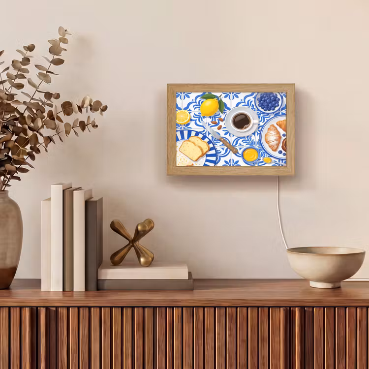 Lightbox - Wandlamp - Ontbijt - Gebak - Eten — 4