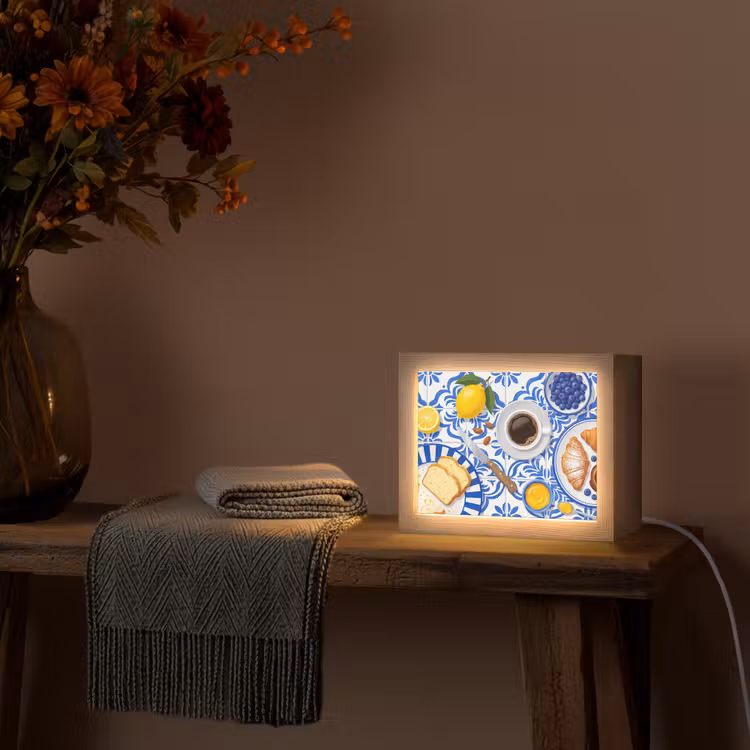 Lightbox - Wandlamp - Ontbijt - Gebak - Eten — 5