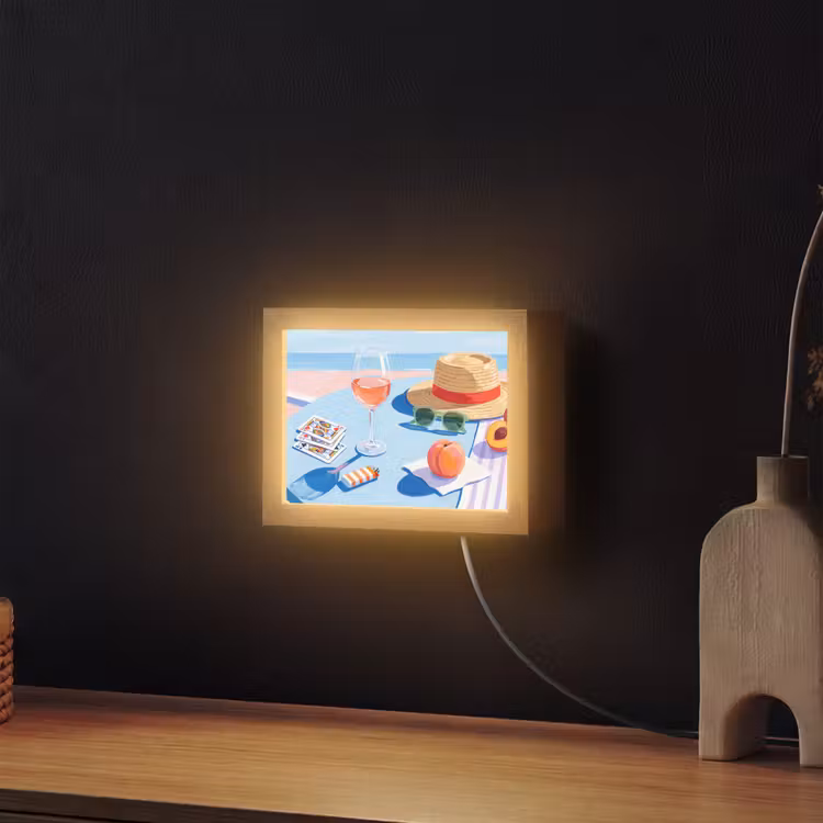 Lightbox - Wandlamp - Strand - Picknick - Zomer — 2