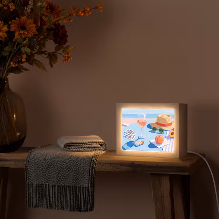 Lightbox - Wandlamp - Strand - Picknick - Zomer — 5