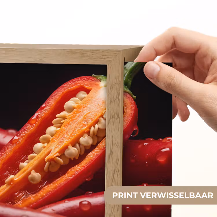 Lightbox - Wandlamp - Chilipeper - Rood - Eten — 6