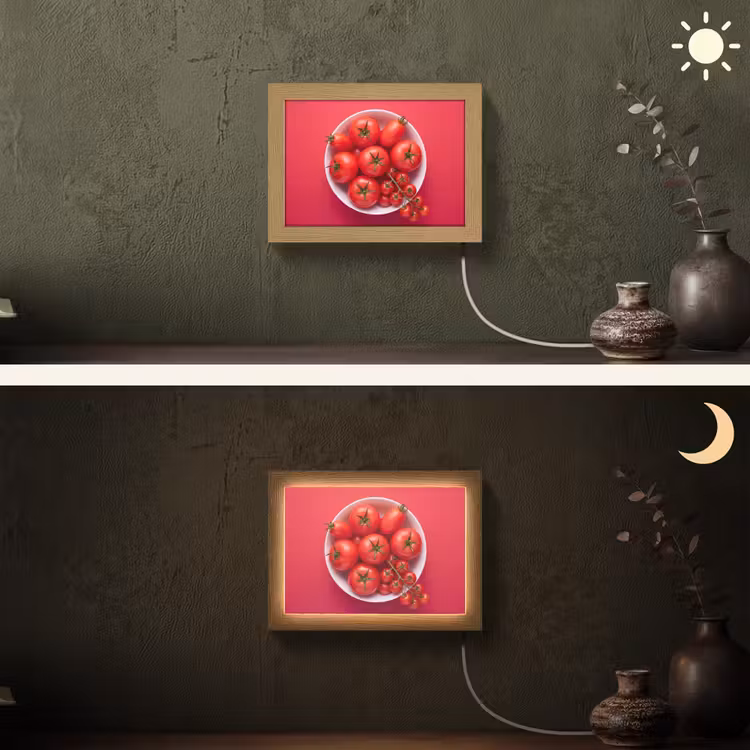 Lightbox - Wandlamp - Eten - Kom - Rood — 3