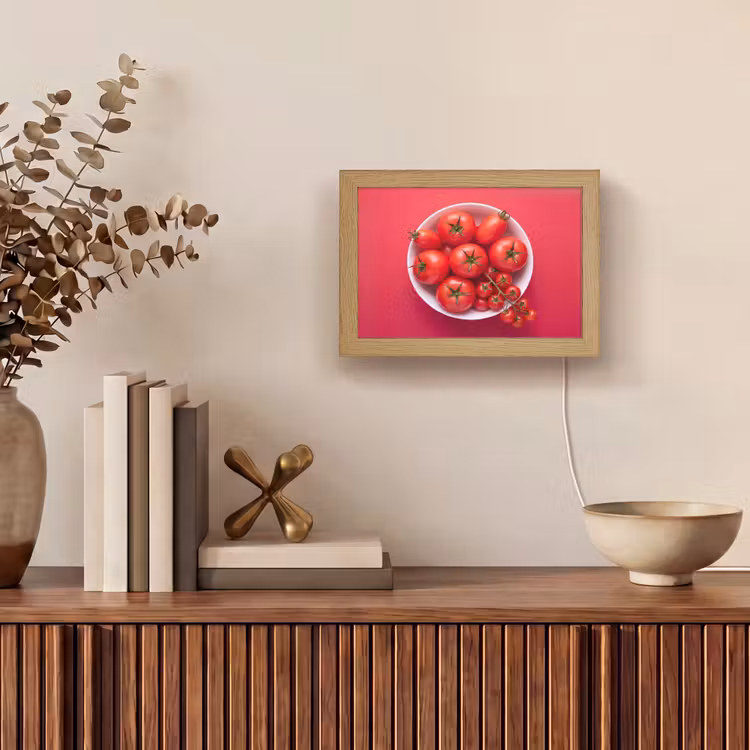 Lightbox - Wandlamp - Eten - Kom - Rood — 4