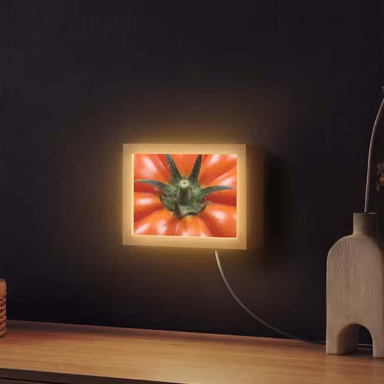 Lightbox - Wandlamp - Eten - Tomaat - Rood — 2