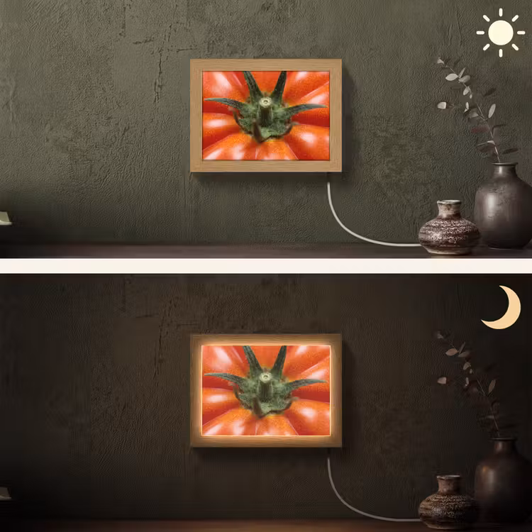 Lightbox - Wandlamp - Eten - Tomaat - Rood — 3