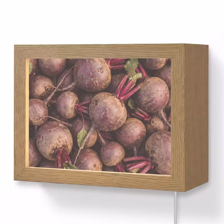 Lightbox - Wandlamp - Groente - Rood - Natuur — 1