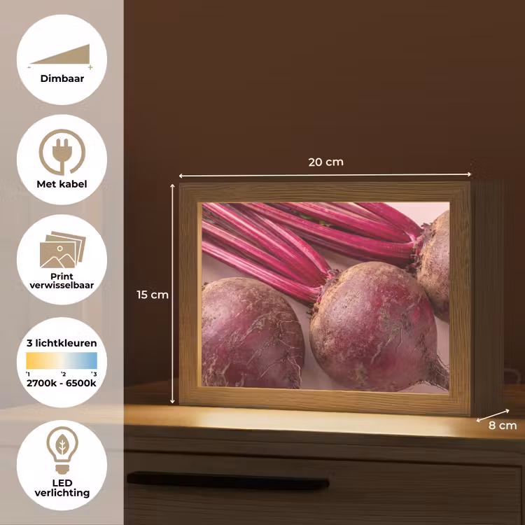 Lightbox - Wandlamp - Groente - Rood - Vers — 9
