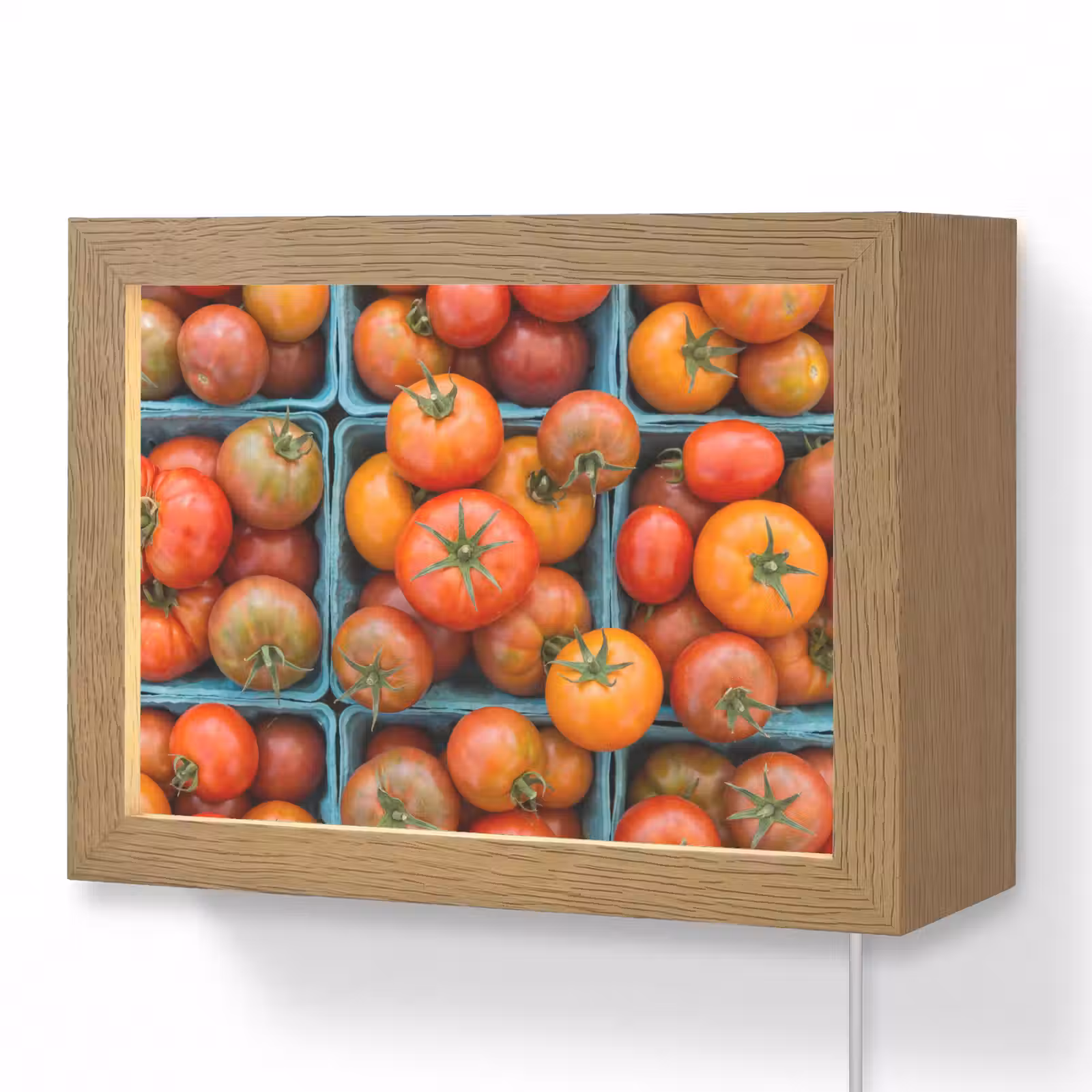 Lightbox - Wandlamp - Tomaten - Eten - Kleurrijk — 1